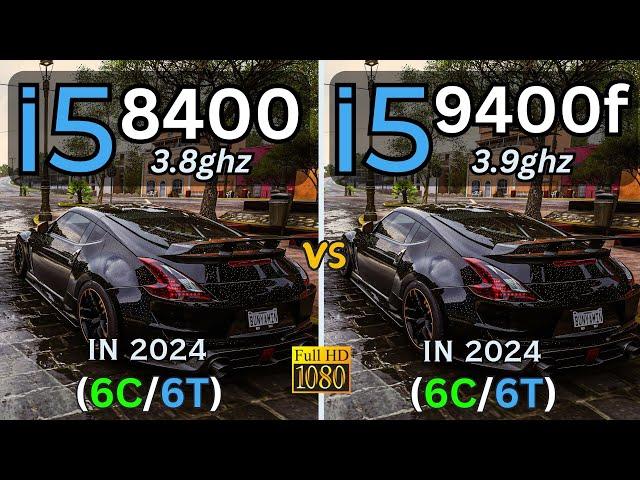 i5 8400 vs i5 9400f Tested in 15 Games (2024) | 1080p