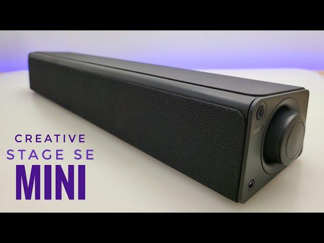 Creative Stage SE Mini Soundbar Speaker - Unboxing, Sound Test & Review