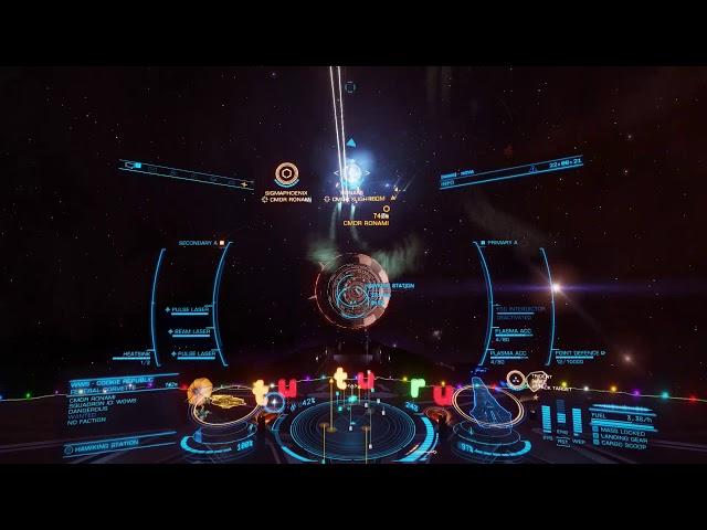 Elite Dangerous PVP | Corvette vs Corvette