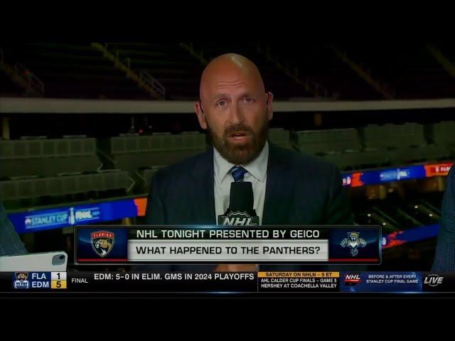 "Now we're starting to see the details... [Edmonton's] outworking the Florida Panthers right now."