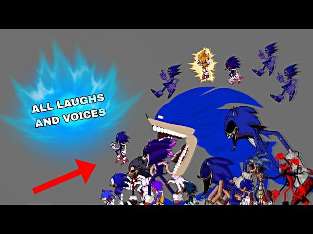 All Sonic.exe Laughs and Voices DC2 ANIMATIONS