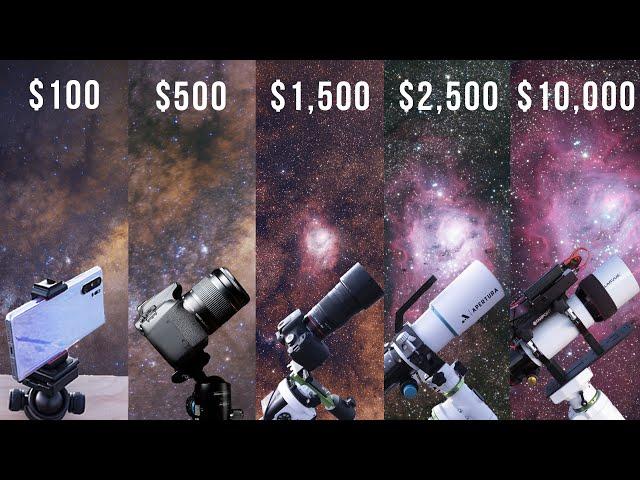 Astrophotography from $100 to $10,000