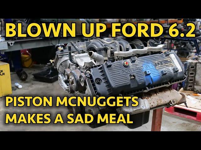 Ford BOSS 6.2L V8 Blown Engine Teardown. Small Broken Part Causes Huge Destruction!