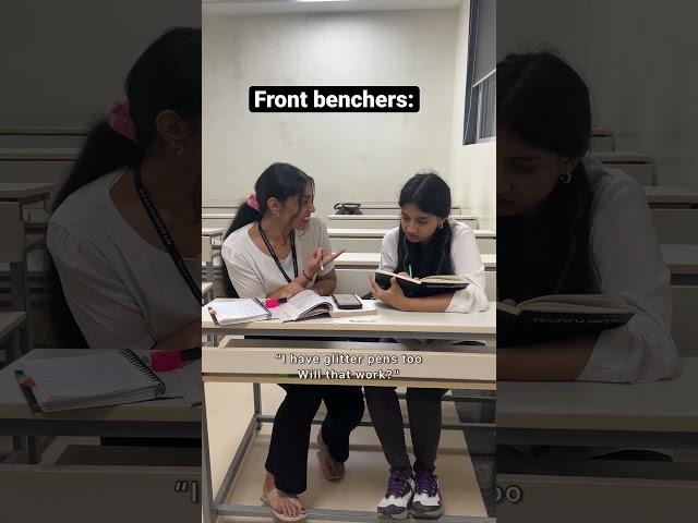 Front benchers vs back benchers #shorts #funny #school #college #students