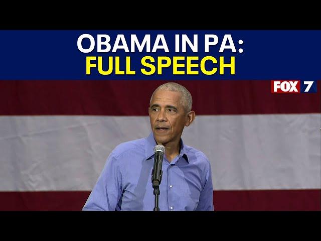 Barack Obama in Pittsburgh: FULL SPEECH