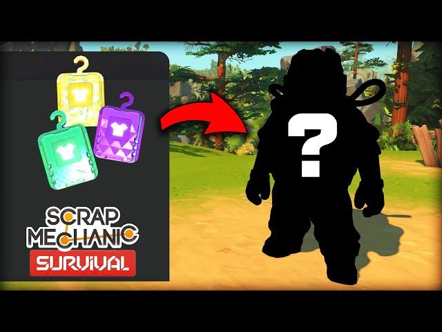 Unboxing New Clothes to Achieve My Final Form! (Scrap Mechanic Survival Ep. 43)