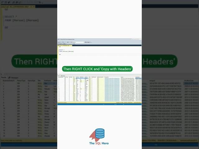 GREAT TRICK  #SQL #dataengineering #dataanalytics #datascience #sqlserver #database #dba #data