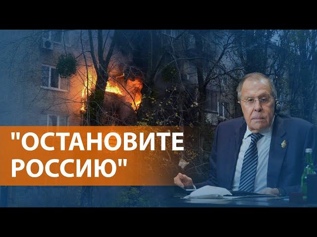 Россия наносит ракетные удары, пока страны "Большой двадцатки" ищут способы остановить войну