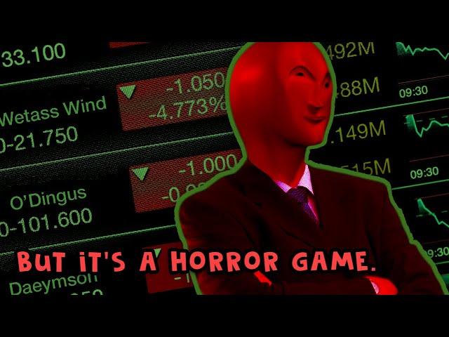 A game.... about stock trading. It's also a horror game | Trader of the Night