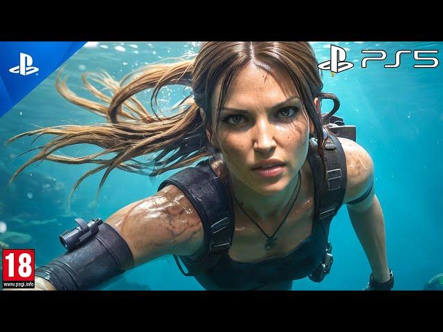 Tomb Raider 2024 Trailer PS5 Pro | Realistic Immersive Ultra Graphics Gameplay [4K HDR] | Lara Croft