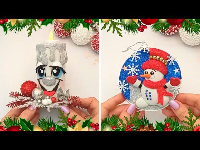 Christmas Decorations DIY  2 Christmas Craft Ideas  Creative  Christmas Tree Decorations Ideas