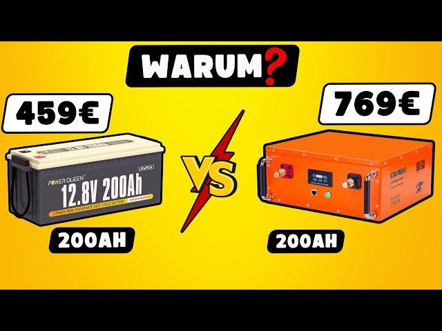 Die Wahrheit über die BMS von Lithium batterien LiFePO4 ️ Creabest VS Power Queen 200Ah