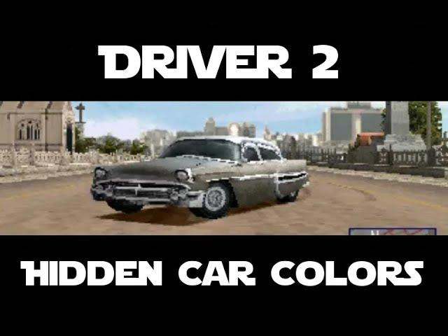 Driver 2 - Hidden Car Colors