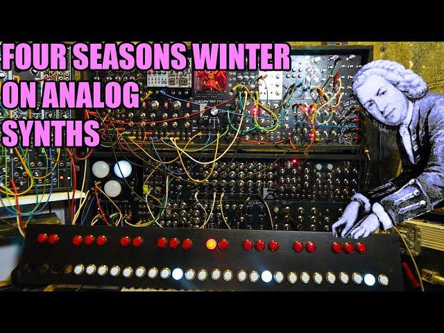 Vivaldi Four Seasons, WINTER, On Analog Synthesizer - Look Mum No Computer