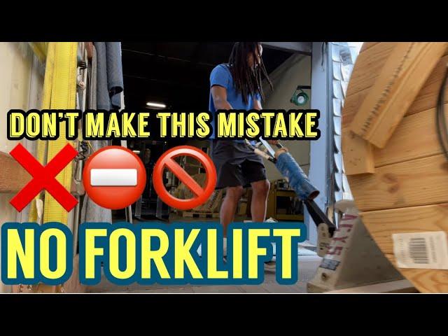 NO FORKLIFT IN YOUR BOX TRUCK MUST WATCH!! | Box Truck Bros