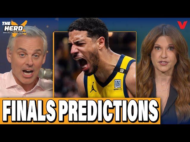 Colin Cowherd & Rachel Nichols PREDICTIONS for Thunder-Pacers NBA Finals, Caitlin Clark | THE HERD