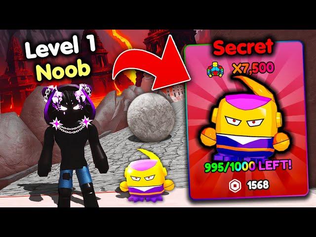 Starting Over as NOOB with OP SECRET in Sisyphus Training! (Roblox)
