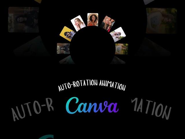 How to Create Auto-Rotation Animation in Canva (EASY & FAST!)