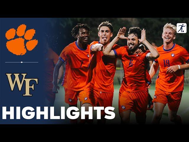 Clemson vs Wake Forest | NCAA College Soccer | Highlights - September 20, 2024