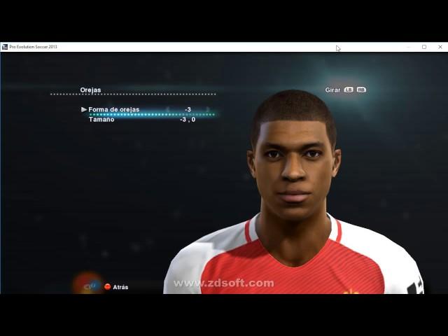 Kylian Mbappé PES 2013 face