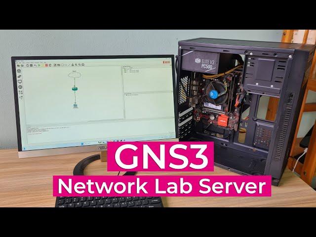 How to create your own Network Lab server with GNS3 step by step