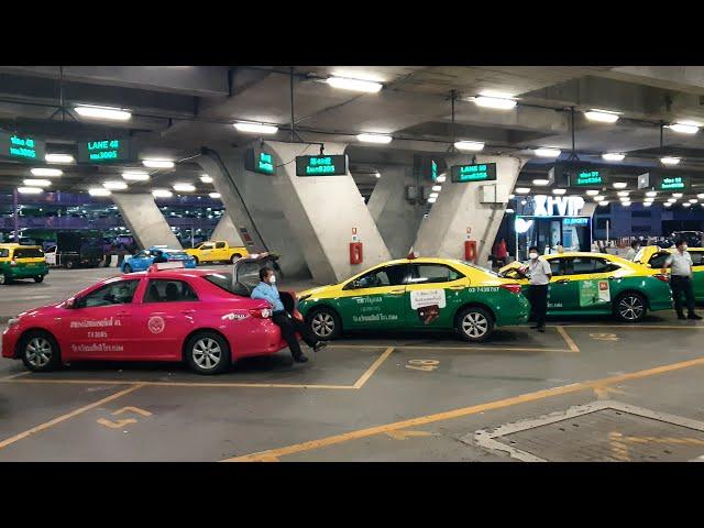 How to get an Airport Taxi at Suvarnabhumi Airport in Bangkok, Thailand (2025) (4K) Complete guide