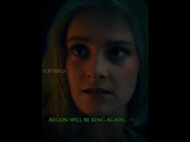 Aegon will be king Again, And you'll be Dead️ #helaenatargaryen #rhaenyratargaryen #aemondtargaryen