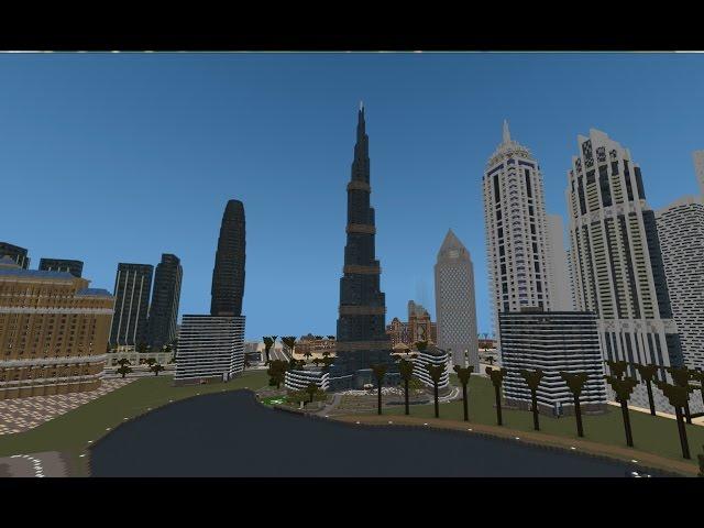 Minecraft Dubai City update - Майнкрафт Дубай 2015