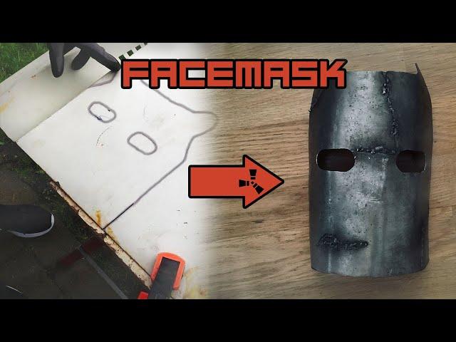 Making Rust Facemask From Scrapmetal (IRL)