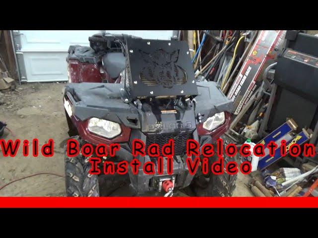 Wild Boar Radiator Relocation Kit Install