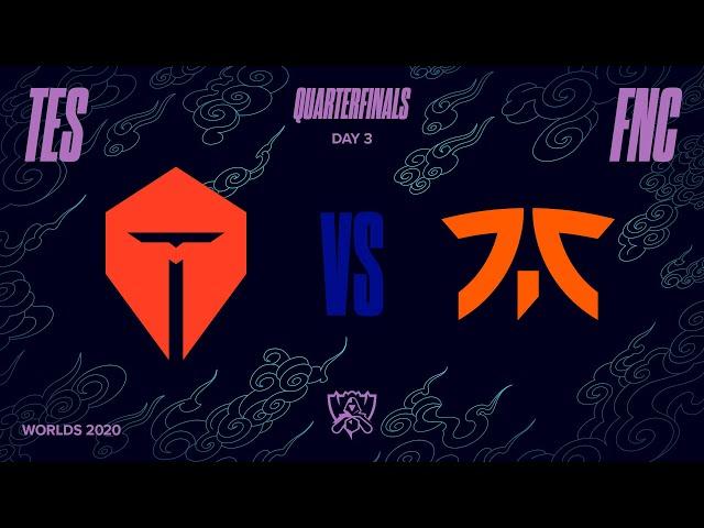 TES vs. FNC | Quarterfinal Game 1 | World Championship | Top Esports vs. Fnatic (2020)