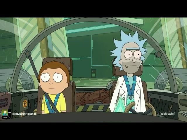 Rick and morty 3x06 Rest and Ricklaxation comic con Car scene Uncensored