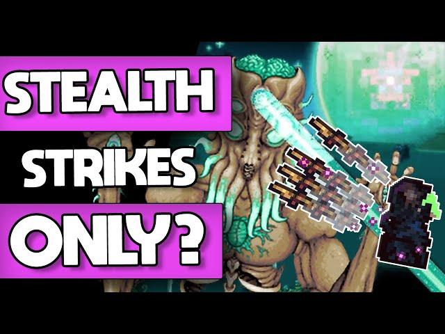 can you beat Terraria using STEALTH STRIKES ONLY? Terraria Calamity Death Mode