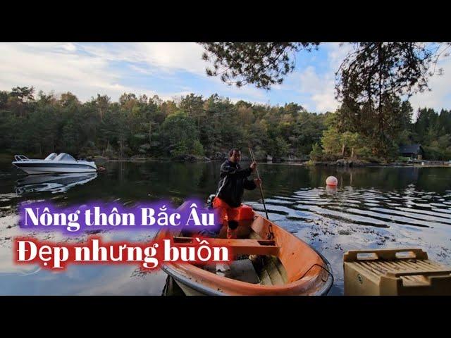 [294] Nông Thôn NaUy Vào Buổi Tối Ra Sao?? Không Một Ngọn Đèn Đường ở Phía Sâu Trong Làng.