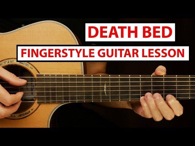 Powfu - Death Bed | Fingerstyle Guitar Lesson (Tutorial) How to Play Fingerstyle