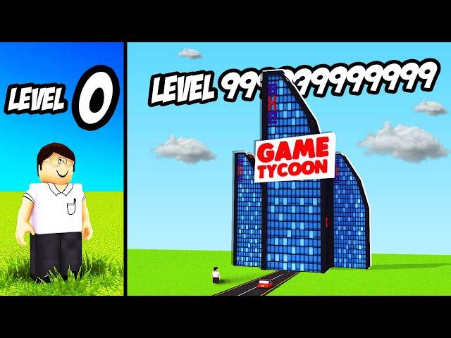 Building The BIGGEST GAME TYCOON POSSIBLE in roblox