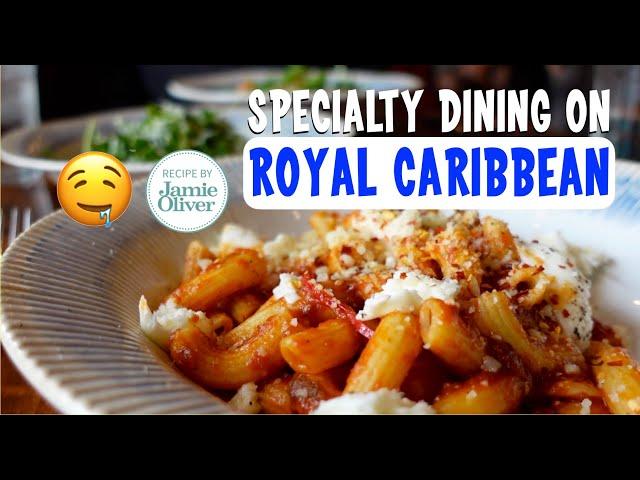 Royal Caribbean's "Jamie Oliver" Italian Restaurant Symphony of the Seas Specialty Dining