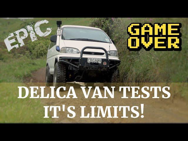 Delica 4X4 Van tests It's LIMITS!