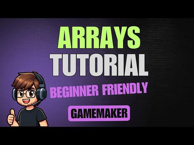 Using Arrays in GameMaker | 1d & 2d Arrays | Beginner Tutorial