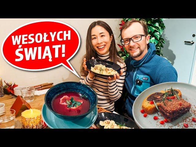 Japonka próbuje świątecznych polskich potraw - Vlogmas #5