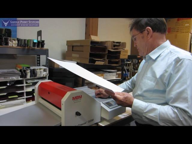 MBM GoCrease SEMI: Programmable Creaser & Perforator Demonstration