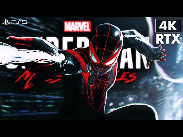 ИГРОФИЛЬМ | SPIDER-MAN: Miles Morales  Прохождение [4K PS5]  ФИЛЬМ Человек-Паук Майлз Моралес