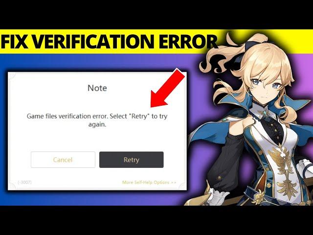 How to Fix Genshin Impact Game Files Verification Error on Windows