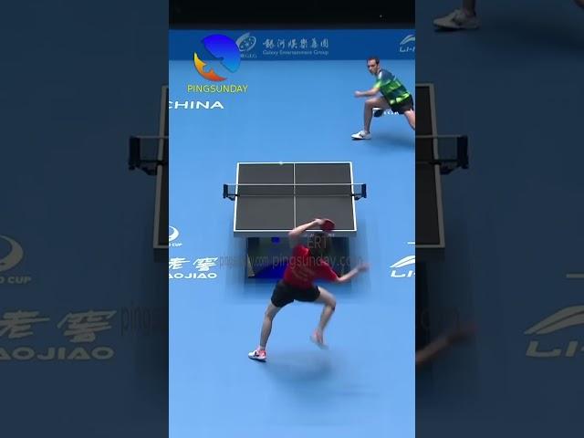 Best match point of ITTF World Cup 2025 ! Hugo is the best !