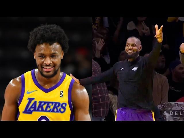 Bronny James SHUTS UP HATERS With 30 POINTS  | Full Play l Lakers vs Suns