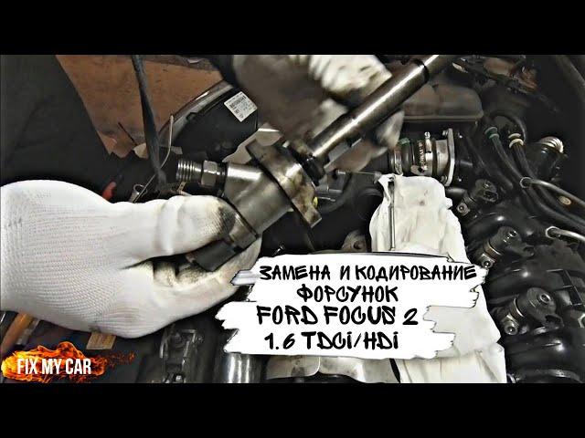 Замена и кодирование форсунок Ford Focus 2 1.6 TDCI/HDI | Fix My Car