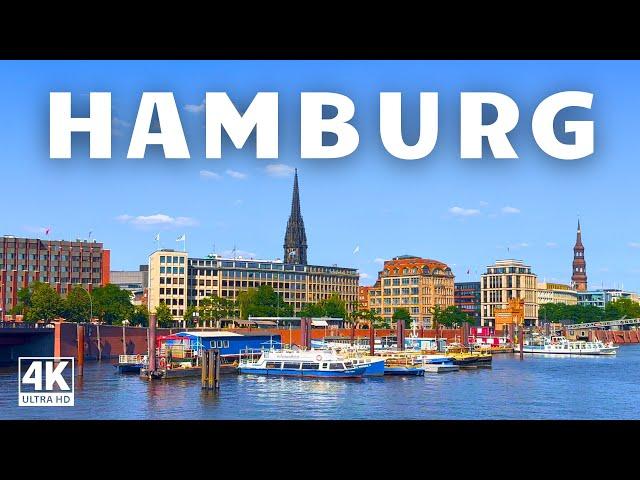 Hamburg, Germany Walking Tour | Summer Walk in Stunning 4K HDR