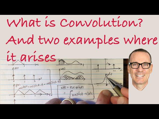 What is Convolution? And Two Examples where it arises