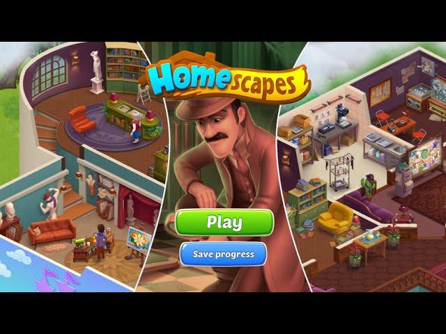 Homescapes New Update - DETECTIVES ROOM - Day 4, 5 & 6 - FULL STORY