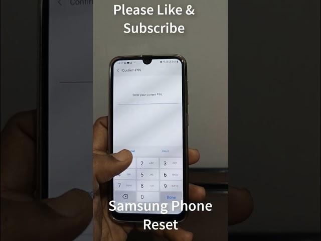 How to Factory Reset Samsung Phone | Samsung Mobile Phone Reset Kaise kare #ytshorts #shortvideo